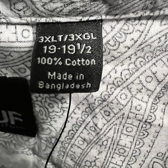 New mens J – FERRAR size 19/19 1/2 long sleeve, button-down dress shirt - Picture 3 of 5